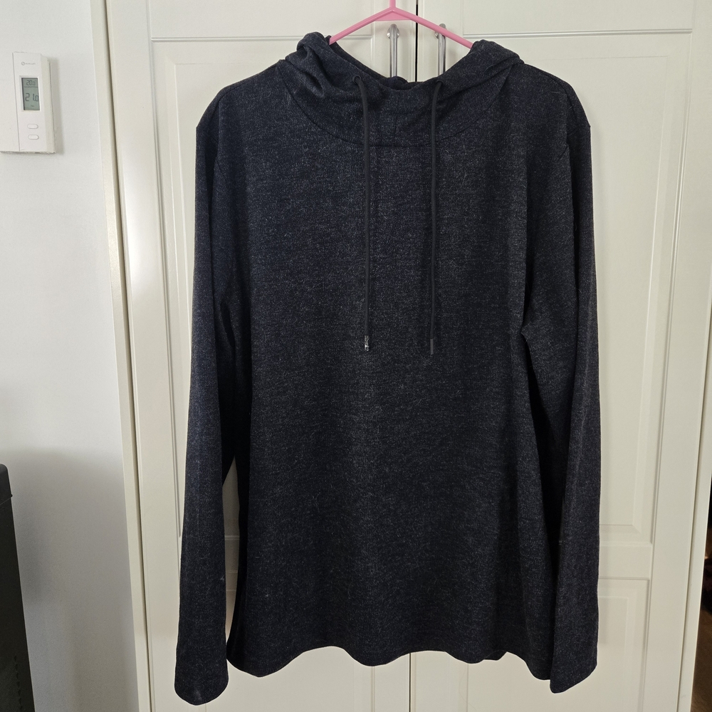 Tristan Charcoal Hooded Sweatshirt